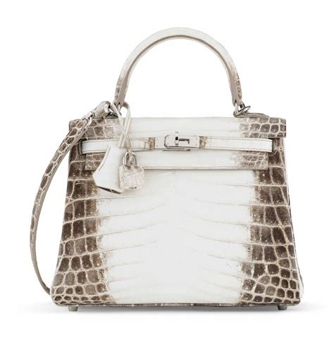 hermes kelly himalayan crocodile bag|Hermes kelly 25 crocodile price.